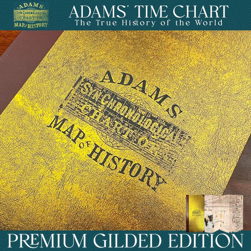 Adams Time Chart Map of History Book