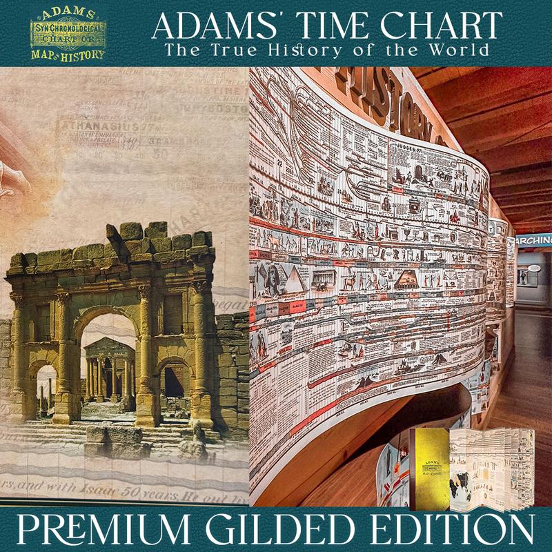 Adams Time Chart Map of History Book