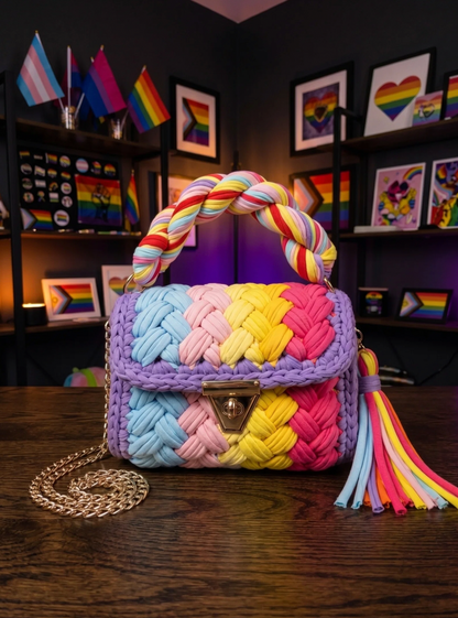 Handmade Pride Crochet Bag